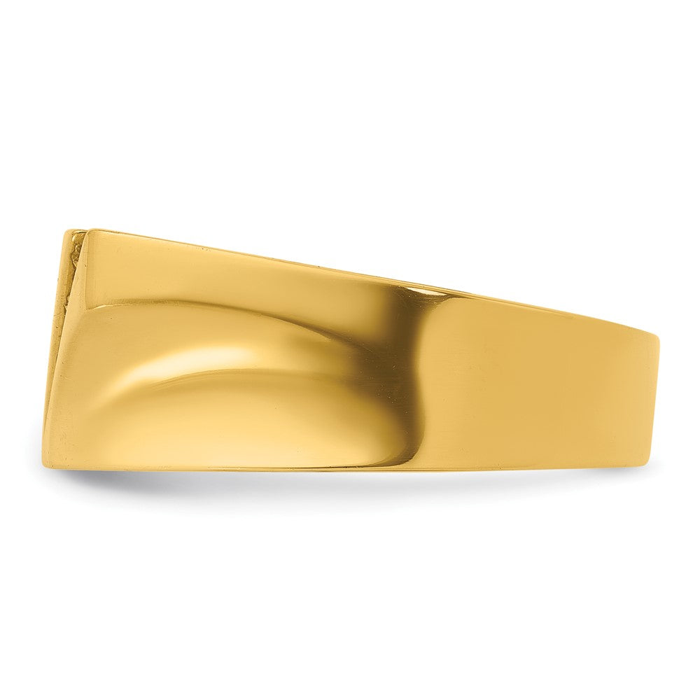 14K Gelbgold Diamant-Ring für Herren, 0,33 ct