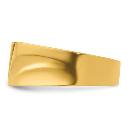 14K Gelbgold Diamant-Ring für Herren, 0,33 ct