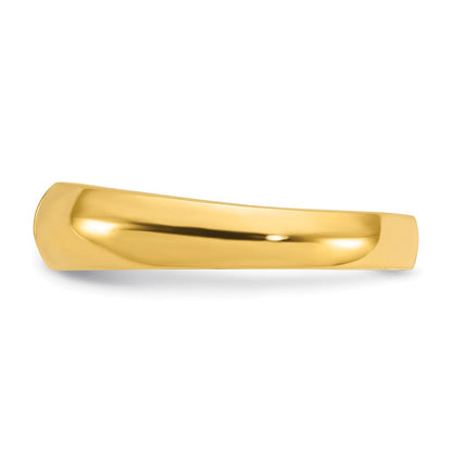 14K Gelbgold Herren-Ring mit 0,2K Diamanten, komplett besetzt