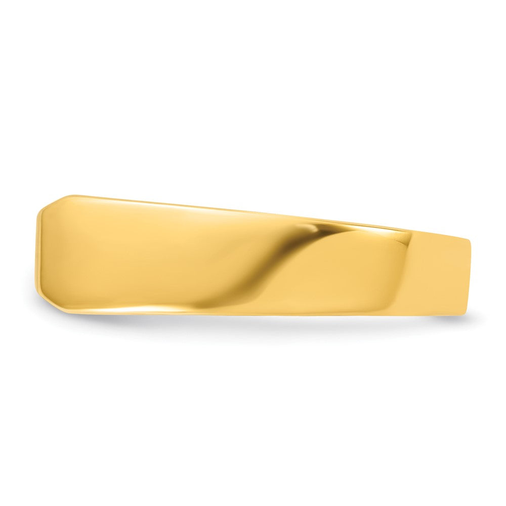 14K Gelbgold Herren-Ring mit 0,33K Diamanten, komplett besetzt