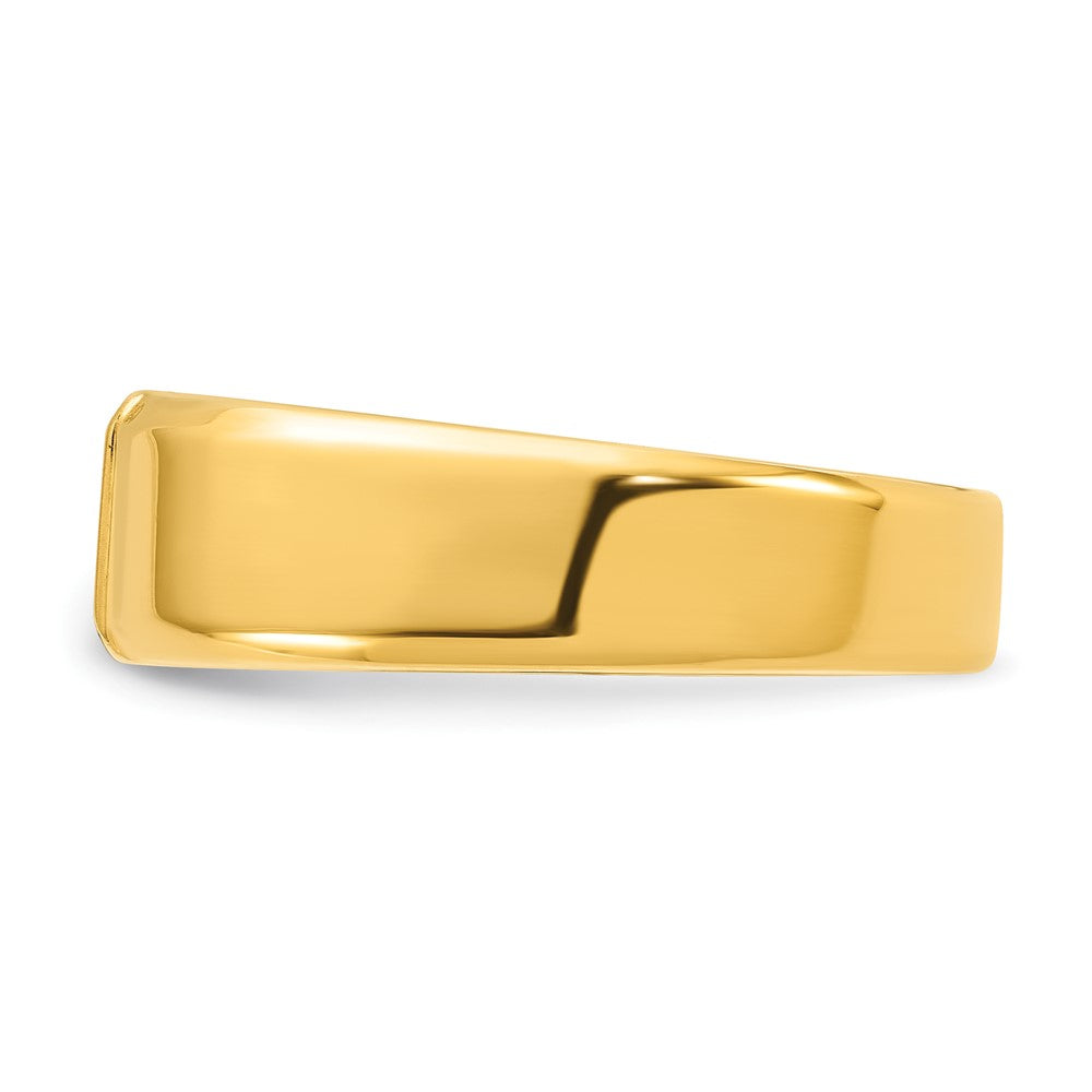 14K Gelbgold Diamant-Ring für Herren, 0,25K