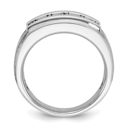 14K Weißgold Ring mit 1 ct. laborgezüchteten Diamanten, VS/SI+, G+, für Herren