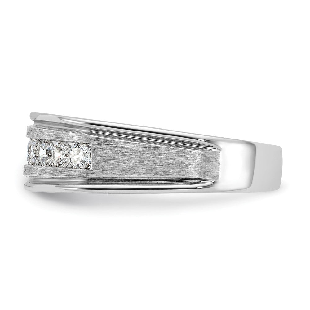 14K Weißgold Herren-Ring mit 0,5 ct. Diamant
