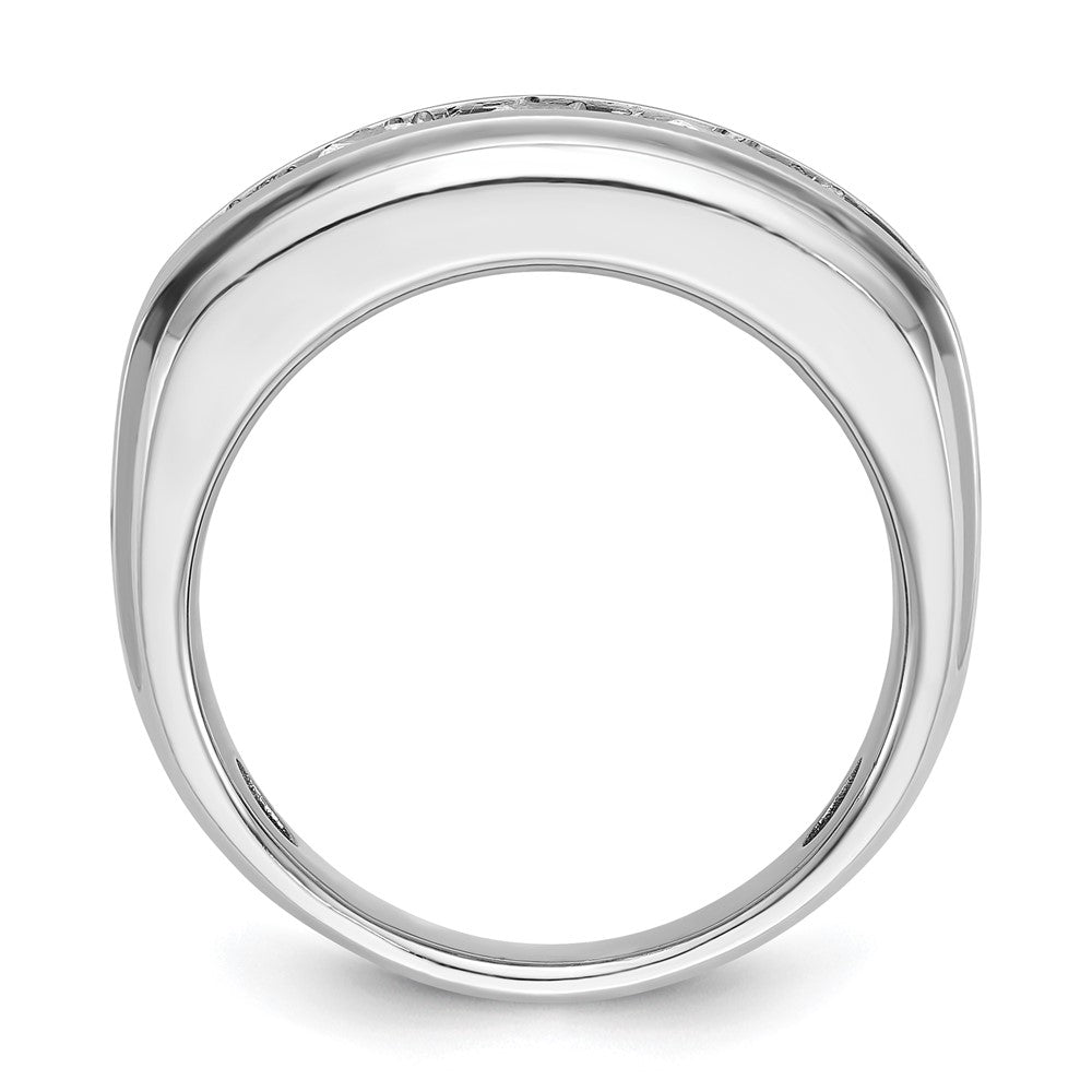 14K Weißgold Fünf-Stein-Herrenring mit 1,75 ct. im Labor gezüchteten Diamanten VS/SI+ G+