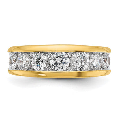 14K Gelb- und Rhodiumgold mit Weißrhodium Ring mit 1,5K Diamant, komplett