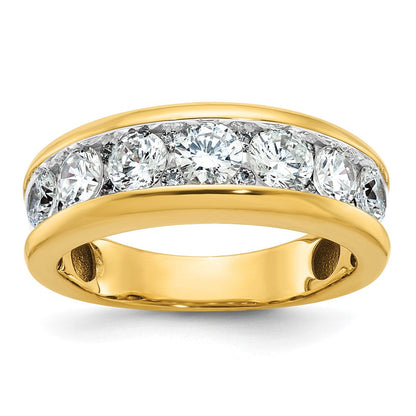 14K Gelb- und Rhodiumgold mit Weißrhodium Ring mit 1,5K Diamant, komplett