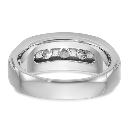 14K Weißgold Diamant Ring mit 1,5K für Herren