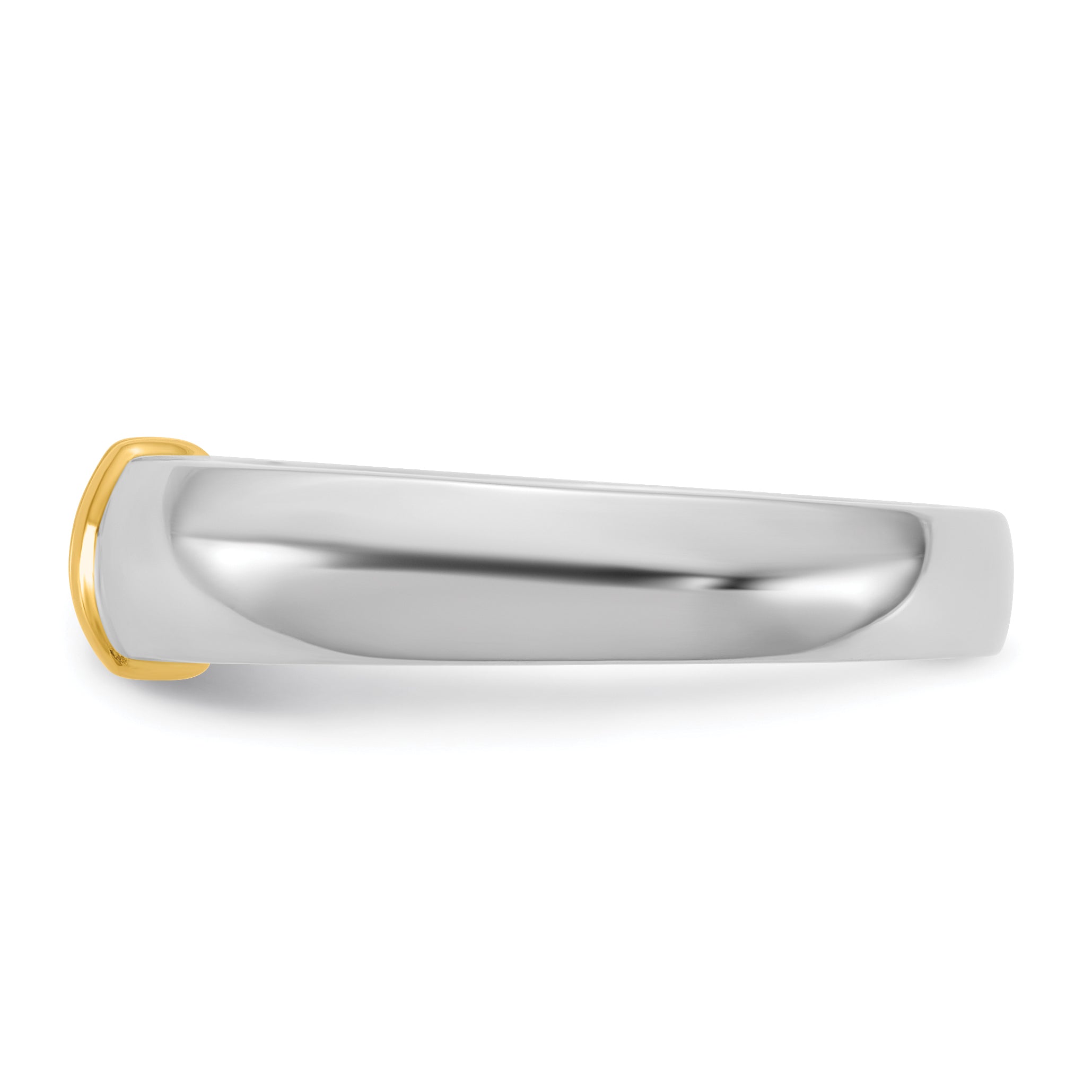 14K Bicolor Ibgoodman 1/2 Karat Im Labor Gezüchtet Diamant Vs/si+ G+ Komplett Herren Ehering