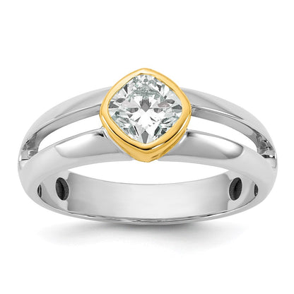 14K Bicolor Ibgoodman 1 Karat Im Labor Gezüchtet Diamant Vs/si+ G+ Komplett Herren Ehering