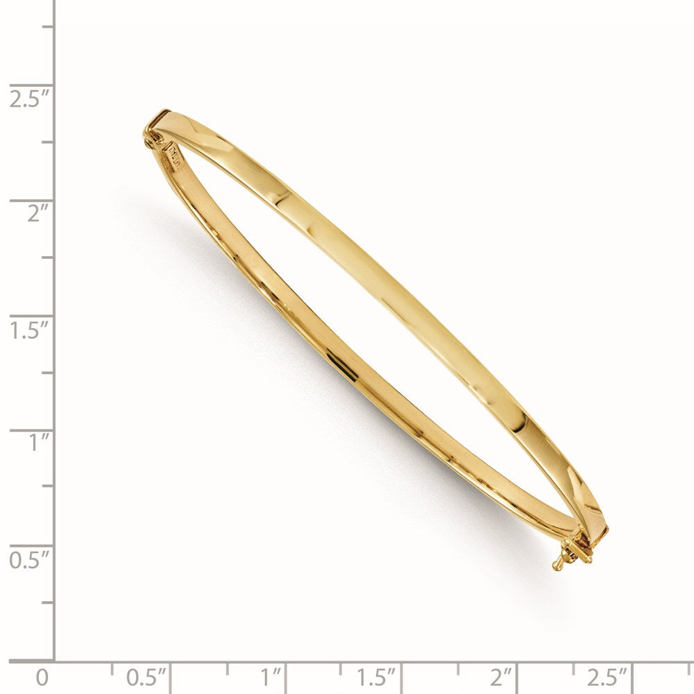 14K Gelbgold Poliert Klappbar Armreif