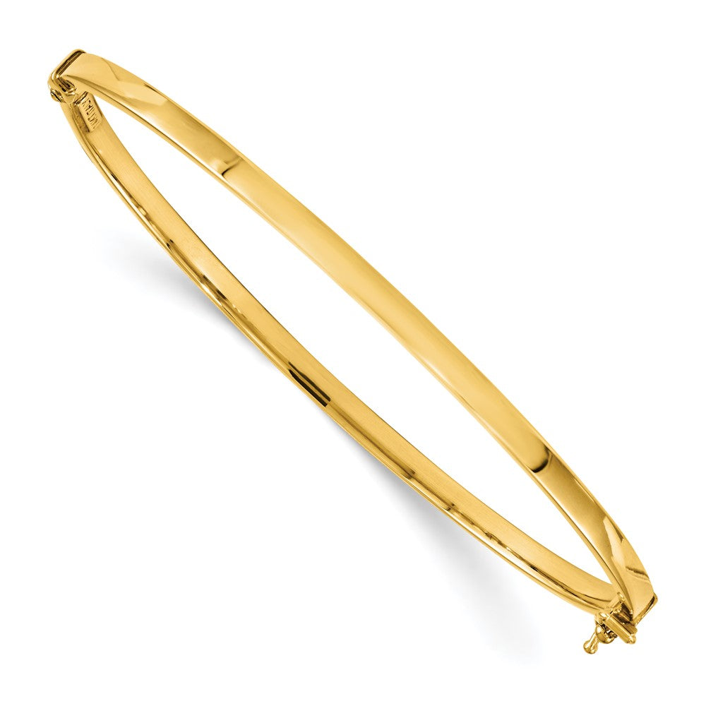 14K Gelbgold Poliert Klappbar Armreif