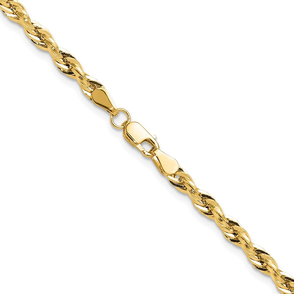 Gelbgold 14ky 3.5mm Halbmassiv Kordel Halskette
