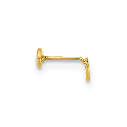 14K Gelbgold 22 Stärke Unendlichkeit Nasen Ring Body Schmuck