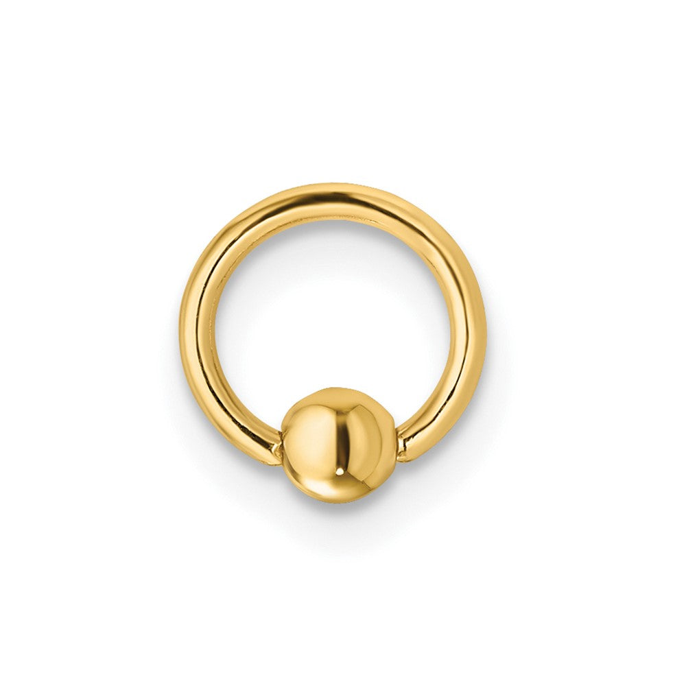 14K Gelbgold 18 Stärke Cartilage Creole