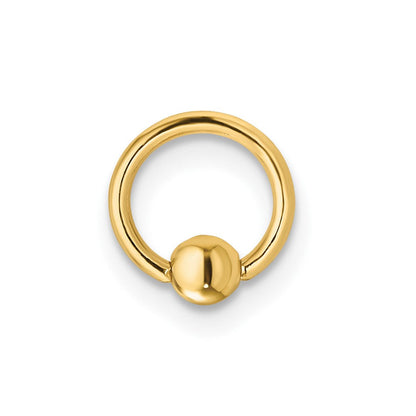 14K Gelbgold 18 Stärke Cartilage Creole
