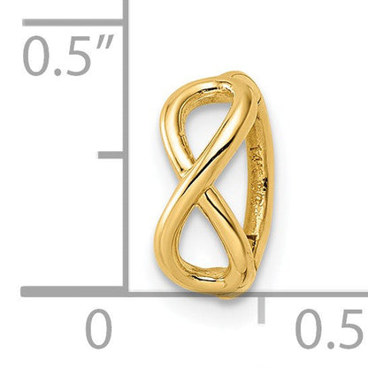 14K Gelbgold 16 Stärke Unendlichkeit Symbol Cartilage Ring