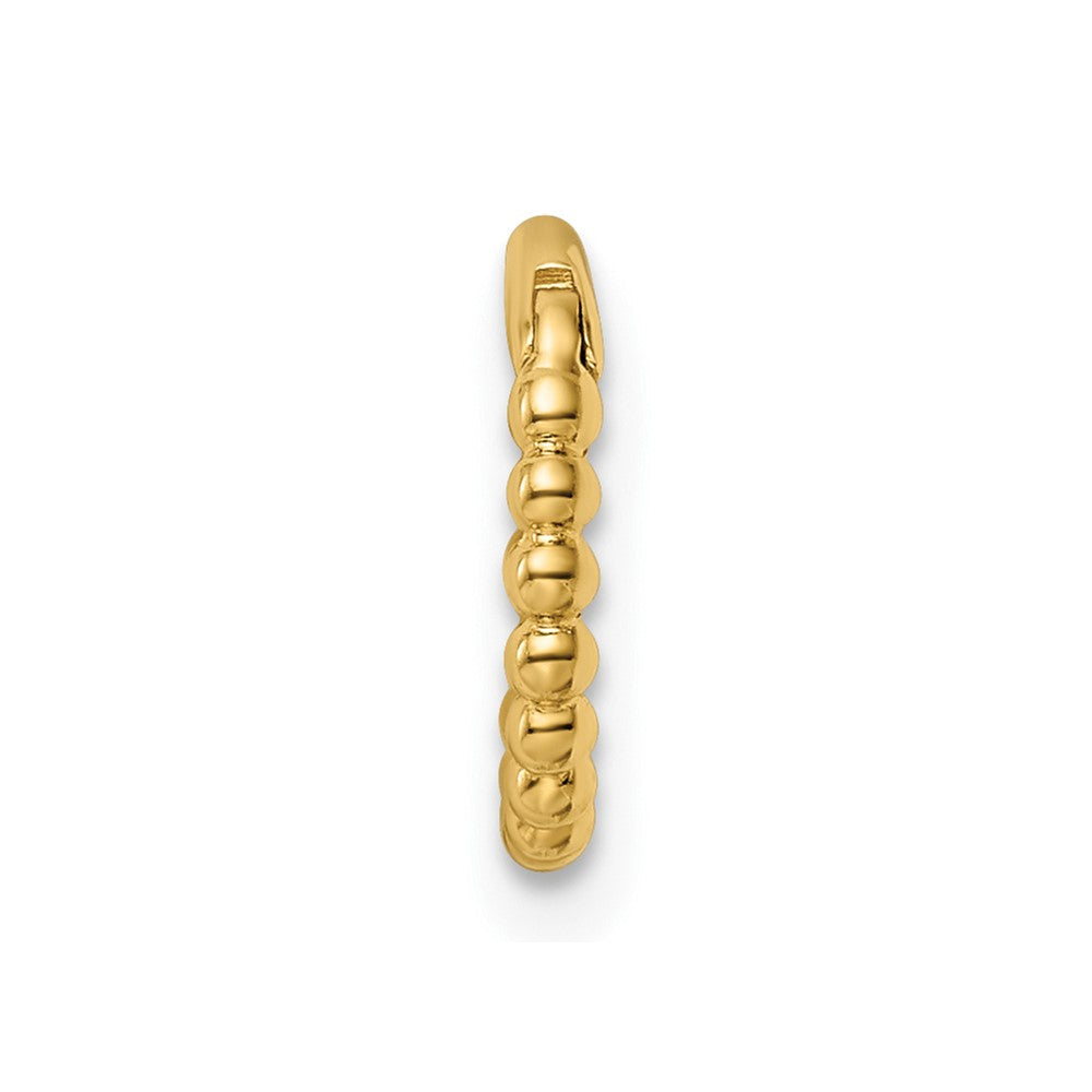 14K Gelbgold 14 Stärke Gekugelt Cartilage Ring