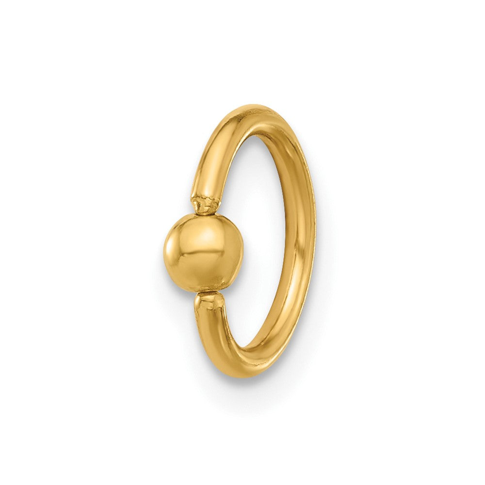 14K Gelbgold Poliert Septum Cartilage Ring