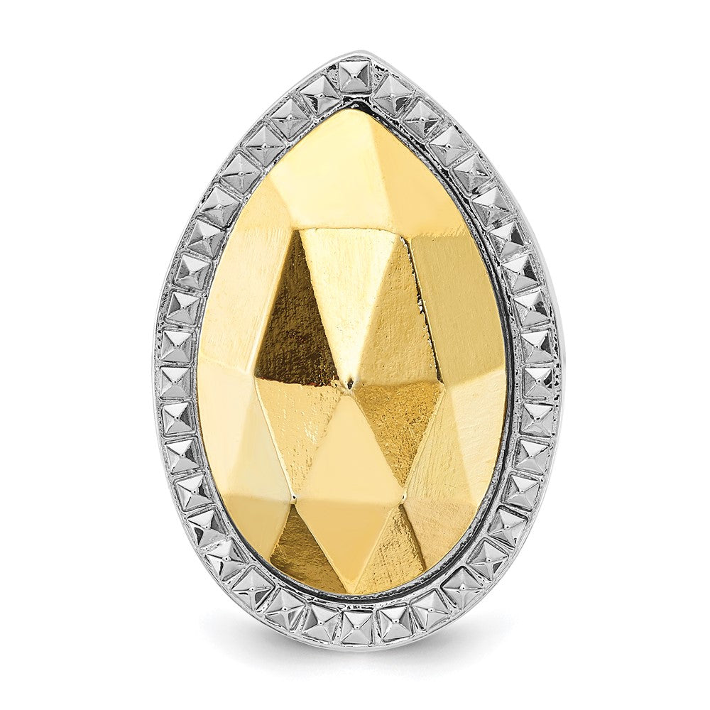 Mode Laundry Silberfarben mit Synthetisch Goldfarben Tropfen Ring