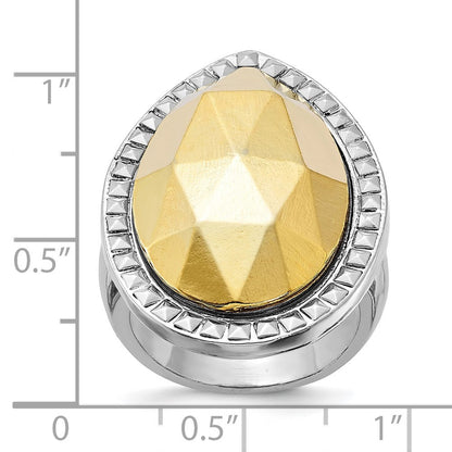 Mode Laundry Silberfarben mit Synthetisch Goldfarben Tropfen Ring
