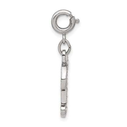 Mode 1928 Silberfarben Kristall Initiale F Federring Charm