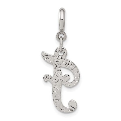 Mode 1928 Silberfarben Kristall Initiale F Federring Charm