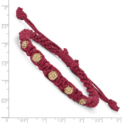 Mode Swarovski Kristall Macrame Armband