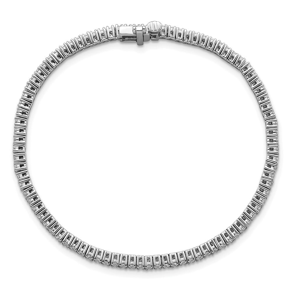 14K Weißgold 2 Ct. Im Labor Gezüchtet Diamant Vs/si+ G+ Tennis Armband