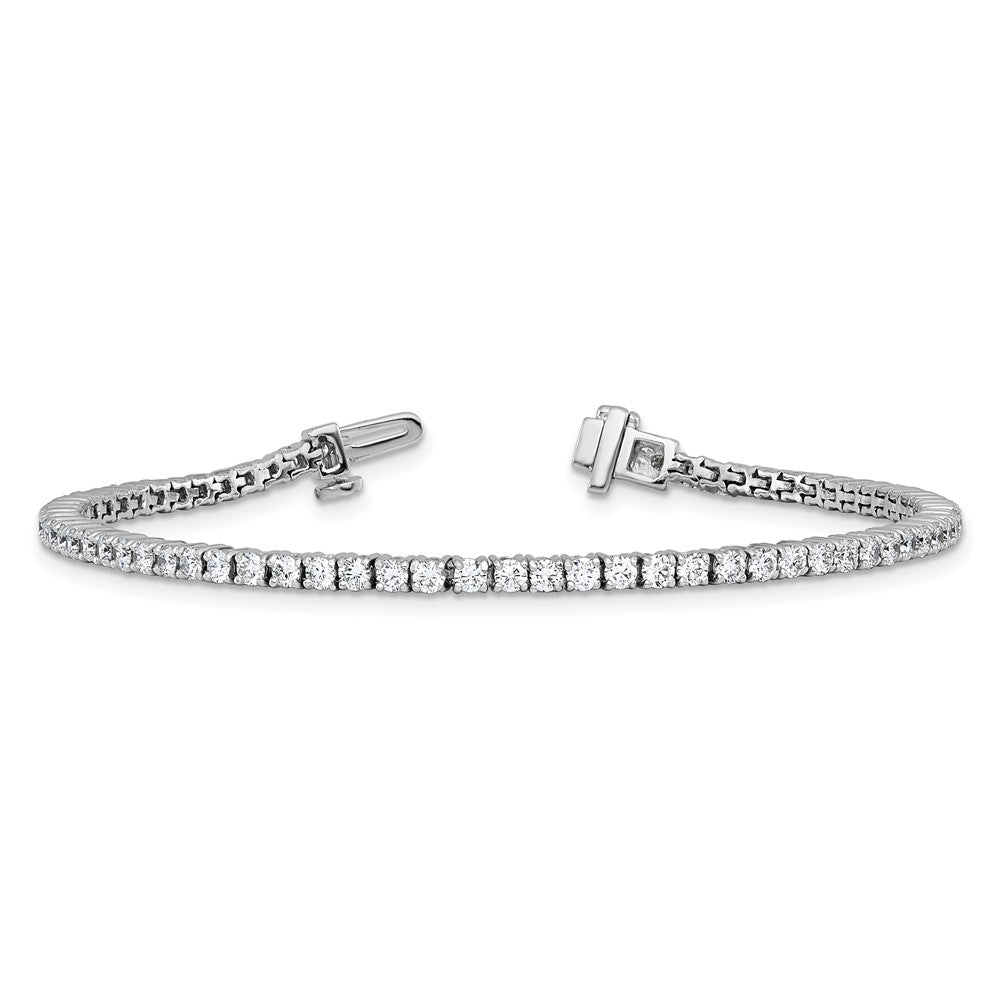 14K Weißgold 2 Ct. Im Labor Gezüchtet Diamant Vs/si+ G+ Tennis Armband
