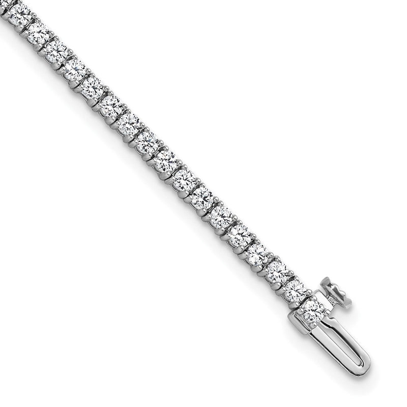 14K Weißgold 2 3/4 Ct. Im Labor Gezüchtet Diamant Vs/si+ G+ Tennis Armband