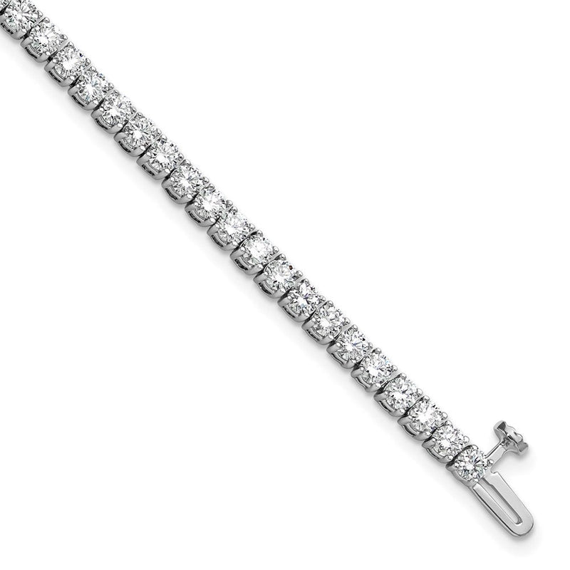 14K Weißgold 5 Ct. Im Labor Gezüchtet Diamant Vs/si+ G+ Tennis Armband