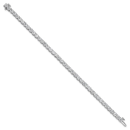 14K Weißgold 10 Ct. Im Labor Gezüchtet Diamant Vs/si+ G+ Tennis Armband