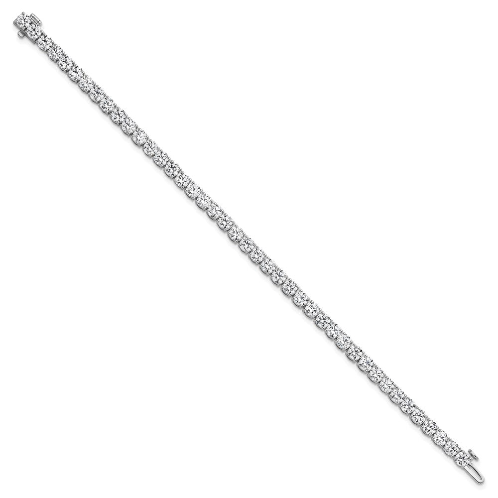 14K Weißgold 10 Ct. Im Labor Gezüchtet Diamant Vs/si+ G+ Tennis Armband