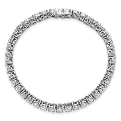 14K Weißgold 10 Ct. Im Labor Gezüchtet Diamant Vs/si+ G+ Tennis Armband