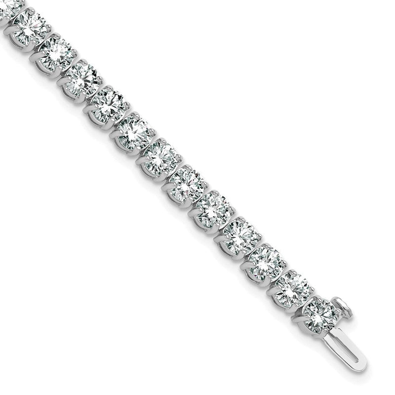 14K Weißgold 14 Ct. Im Labor Gezüchtet Diamant Vs/si+ G+ Tennis Armband