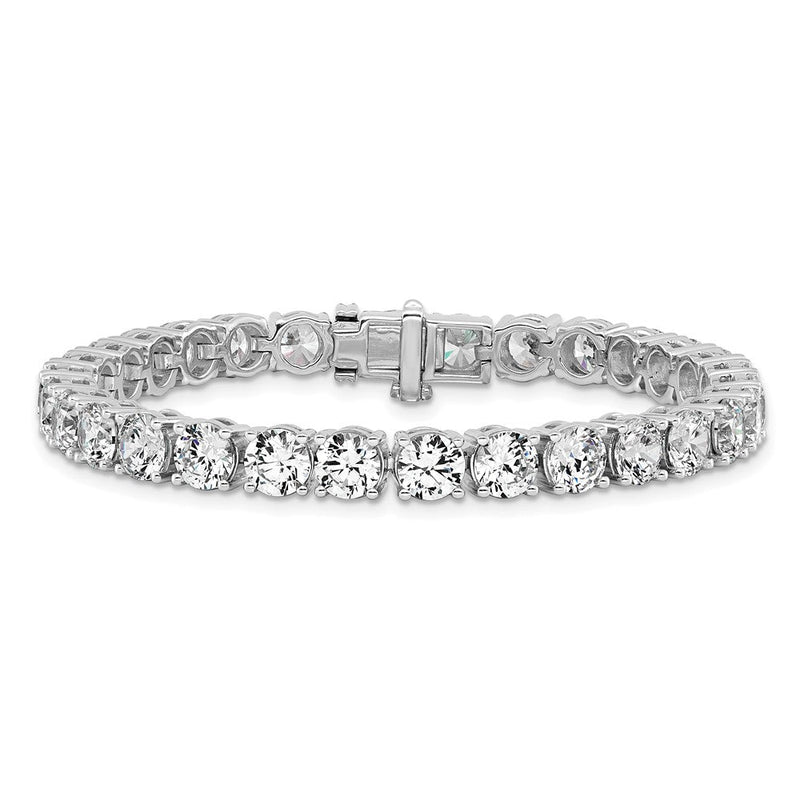 14K Weißgold 22 1/2 Ct. Im Labor Gezüchtet Diamant Vs/si+ G+ Tennis Armband