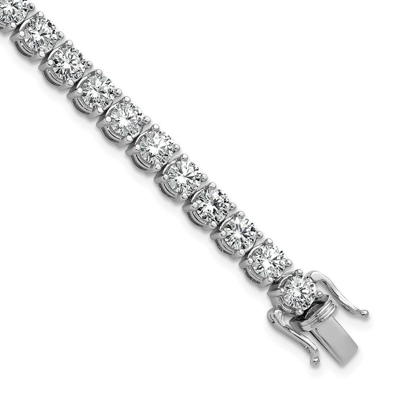 14K Weißgold 11 1/8 Ct. Im Labor Gezüchtet Diamant Vs/si+ G+ Tennis Armband