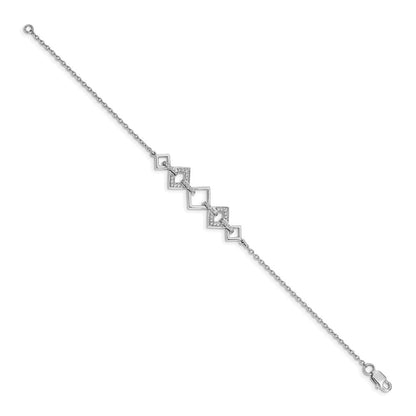 14K Gelbgold Armband mit natürlichen Diamanten