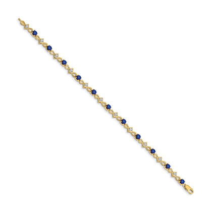 14K Gelbgold-Armband – nur Fassung