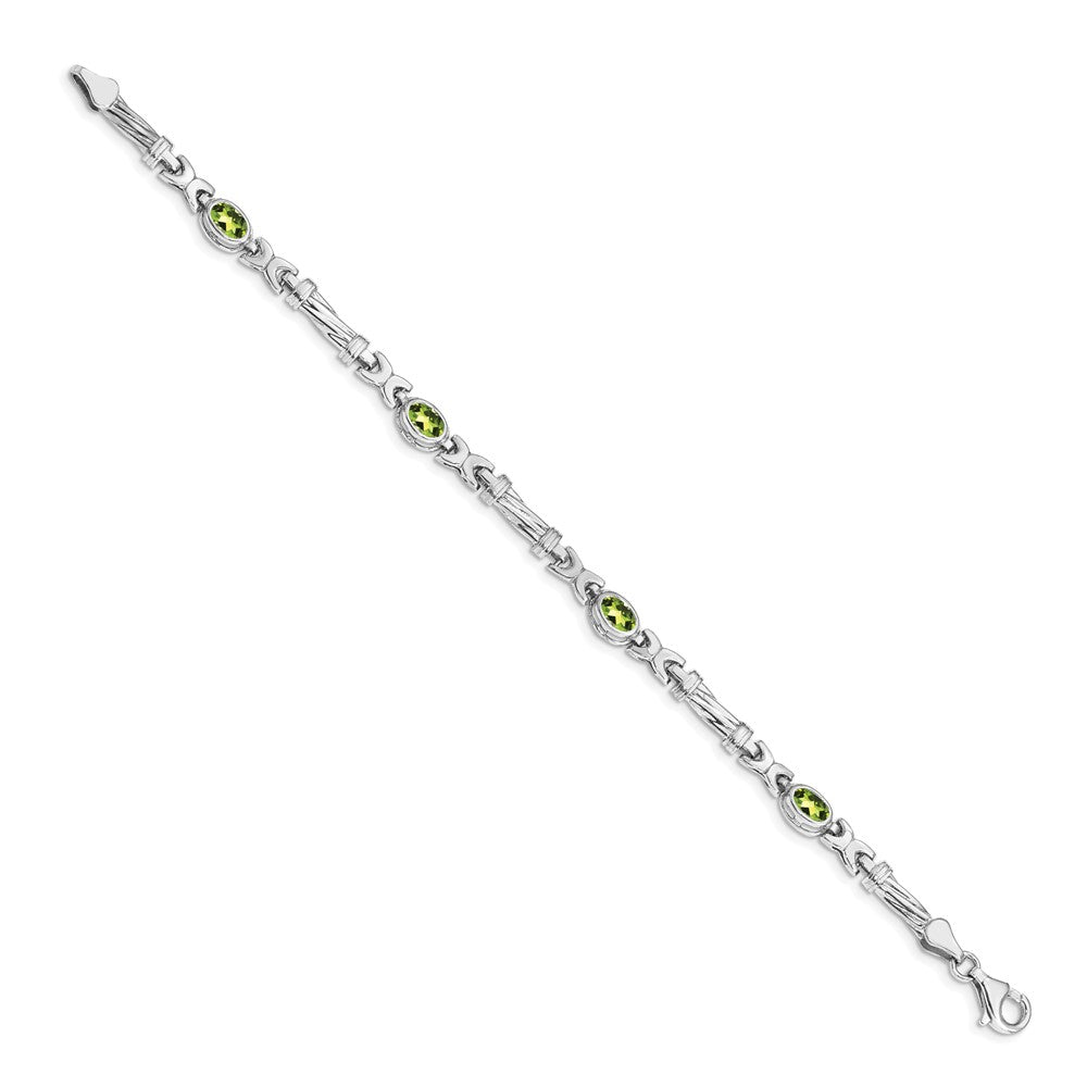 14K Gelbgold Peridot-Armband