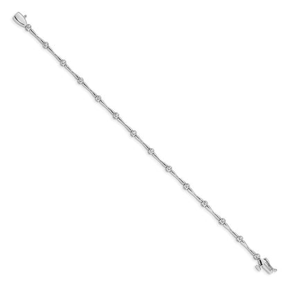 14K Gelbgold Armband mit natürlichen Diamanten