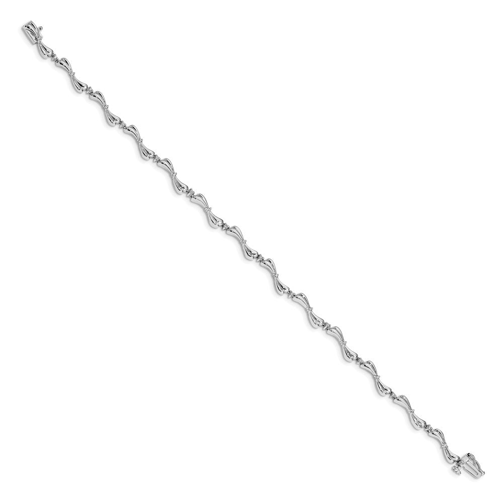 14K Gelbgold Armband mit natürlichen Diamanten
