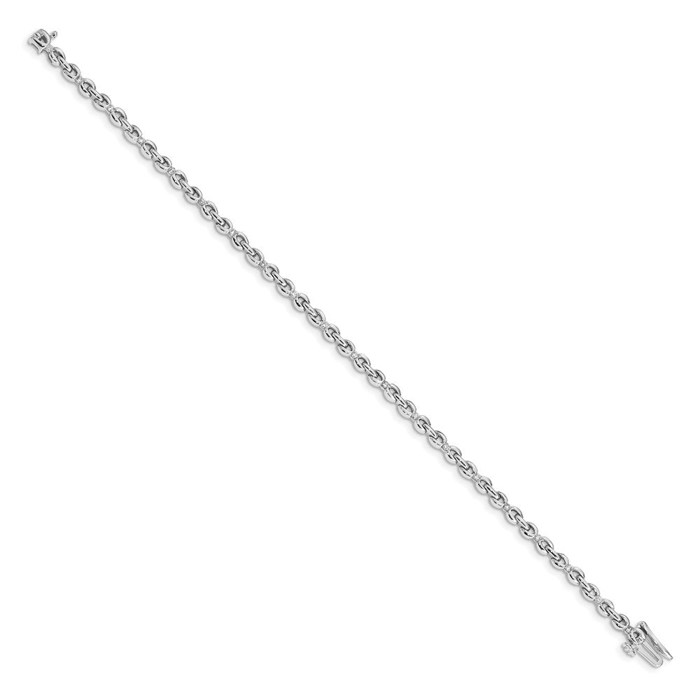 14K Gelbgold Armband mit natürlichen Diamanten