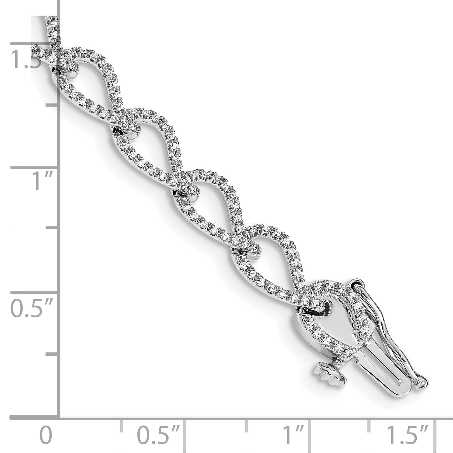 14K Gelbgold Armband mit natürlichen Diamanten