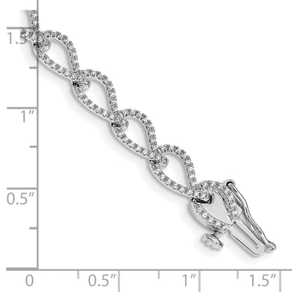 14K Gelbgold Armband mit natürlichen Diamanten