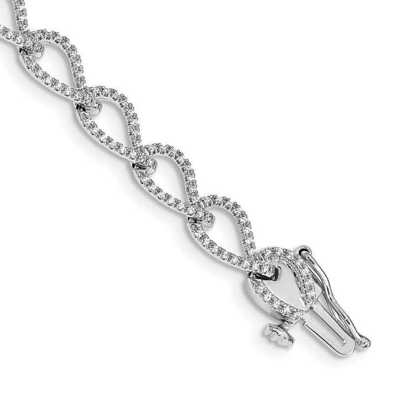 14K Gelbgold Armband mit natürlichen Diamanten