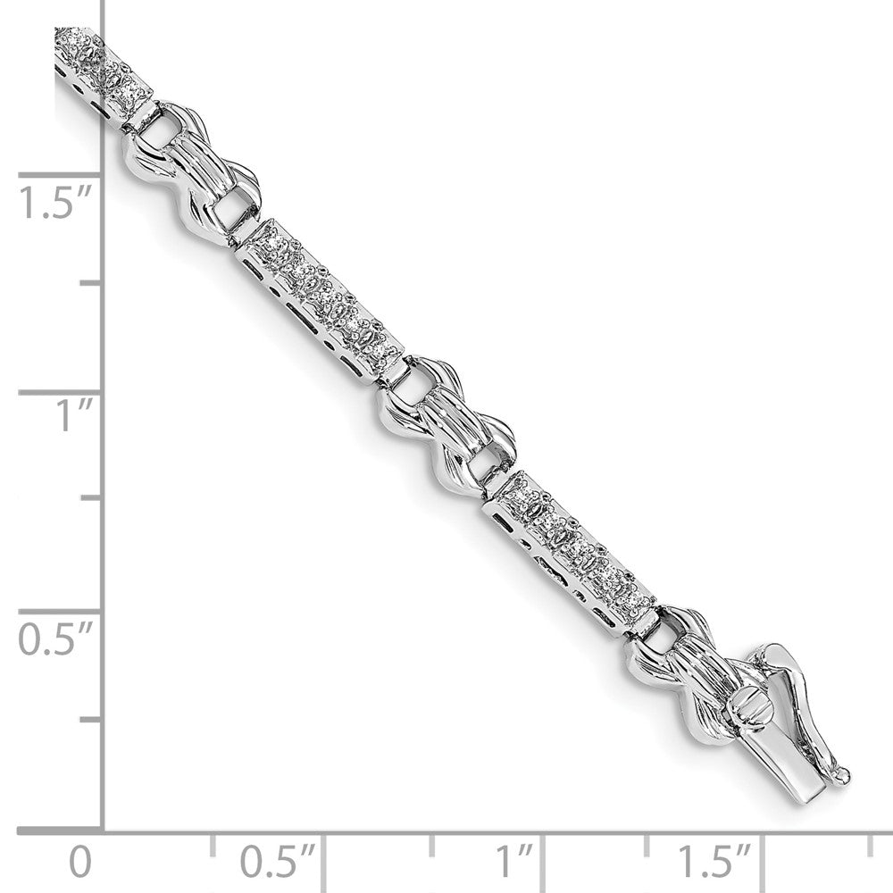 14K Gelbgold Armband mit natürlichen Diamanten
