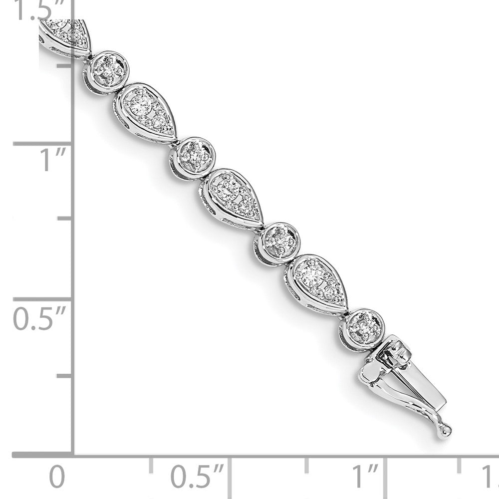 14K Gelbgold Armband mit Diamanten