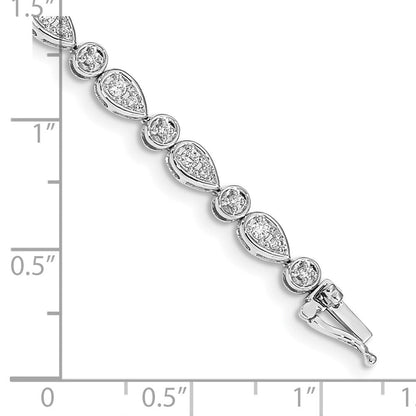 14K Gelbgold Armband mit Diamanten