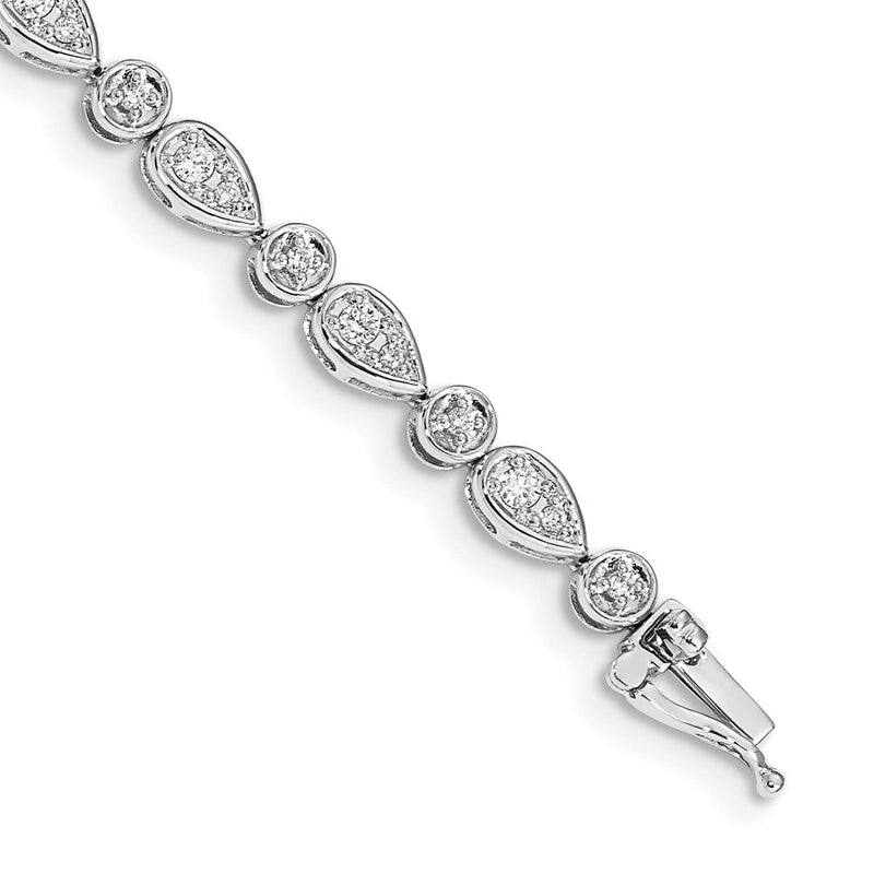 14K Gelbgold Armband mit Diamanten
